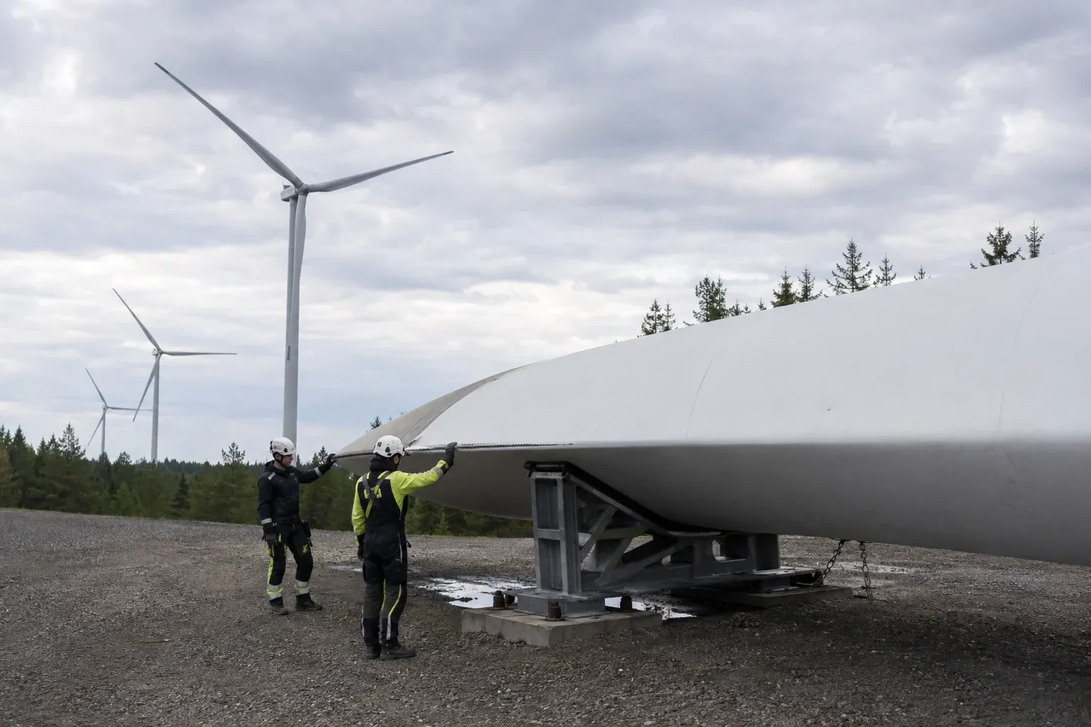 Teknisk miljö vid vindkraftverk
