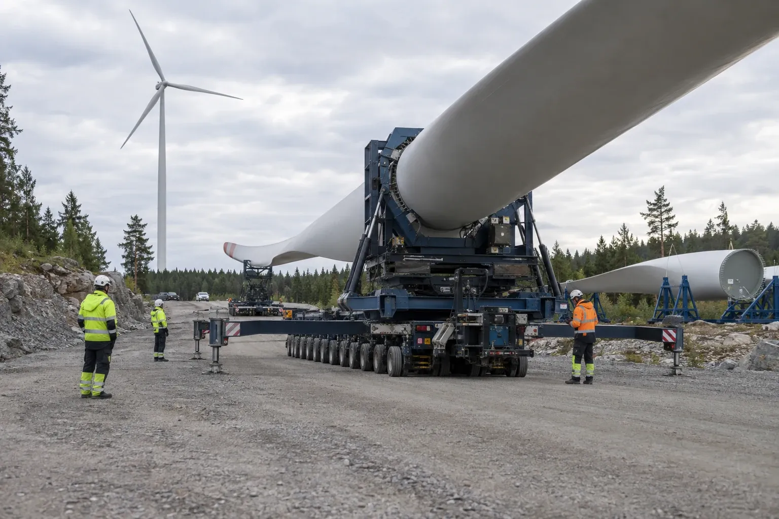 Teknisk miljö vid vindkraftverk