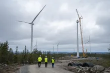 Vindkraftsprojekt i svenskt landskap
