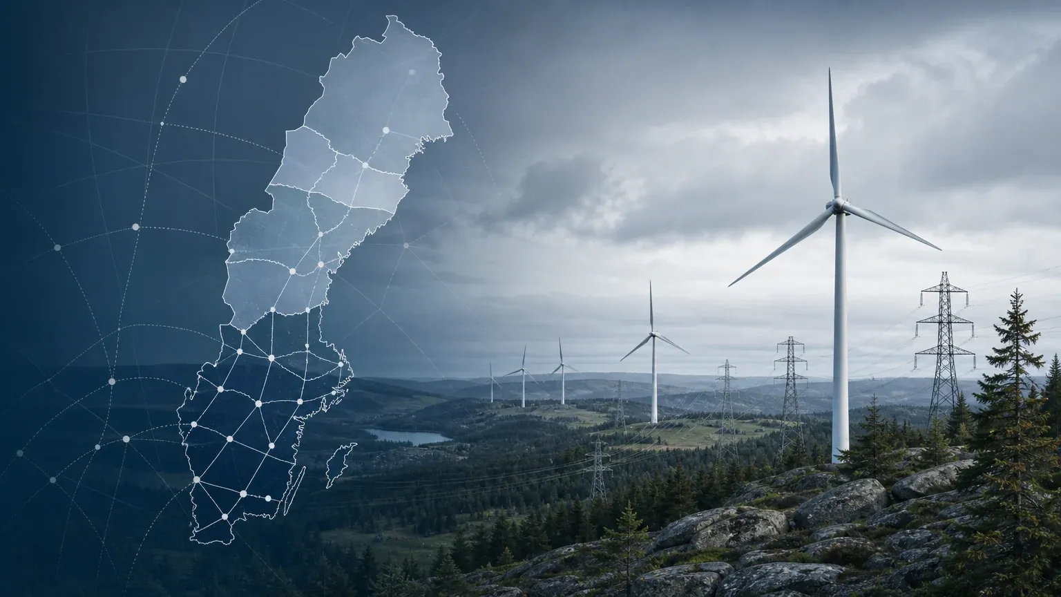 Vindkraftverk och elnät i Sverige